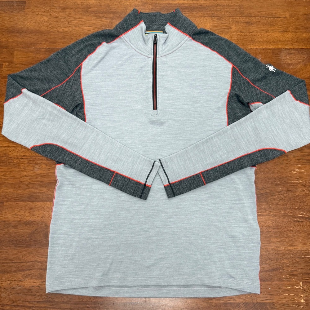 Smartwool Phd Light Quarter Zip Base Layer Men S … - image 2